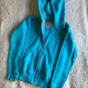 Blue Nike Zip-up Hoodie